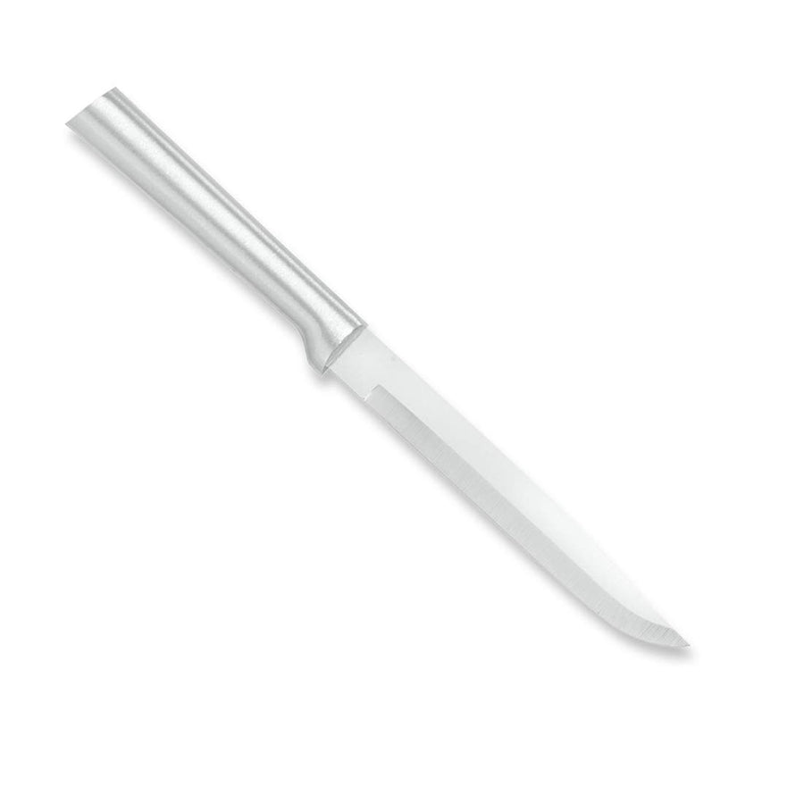 Rada Cutlery Utility Steak Knife ââ‚¬â€œ Stainless Steel Blade With Brushed Aluminum Handle Made in USA, 8-5/8 Inches