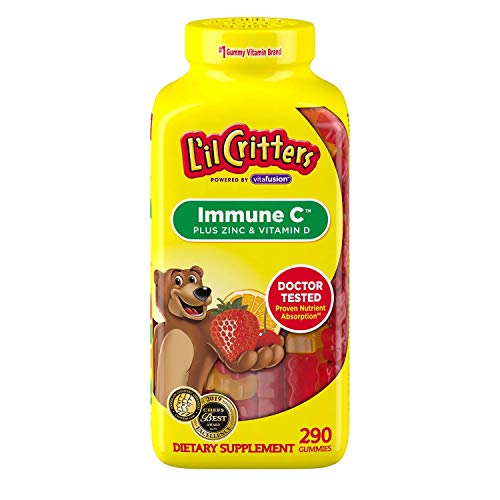 L'il Critter Kids' Immune C Plus Zinc and min D (290 Count)
