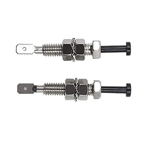 Car Hood Pin Switch Universal Engine Car Auto Trunk Bonnet Door Pin Switch Adjustable Bonnet Alarm Security Light Hood Screw 2Pcs