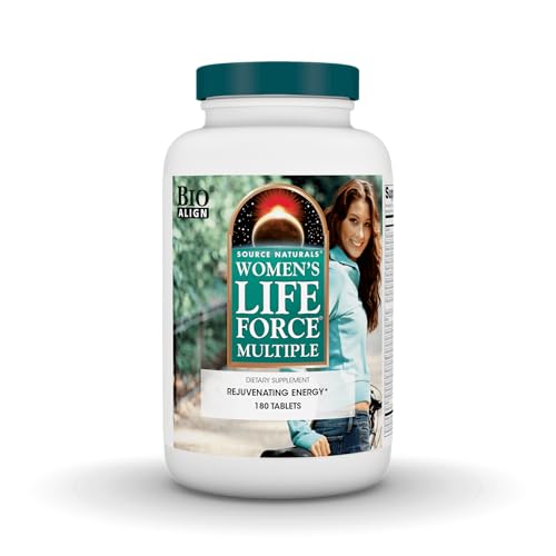 Women&#39;s Life Force Multiple, Daily Multivitamin &amp; Immune Health, Rejuvenating Energy* Supplement - 180 Tablets