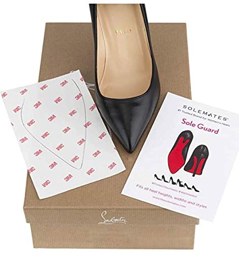 Sole Guard - 1 Set Pack (2 Sheets) - 4x6 Crystal Clear 3M Sole Sticker and Sole Protector for Christian Louboutin, Jimmy Choo and Designer Shoes