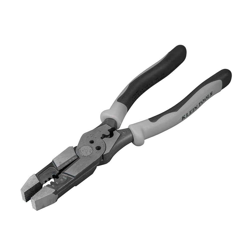 J215-8CR Multitool Pliers, Hybrid Multi Purpose Tool / Crimper, Wire Stripper, Bolt Shearing, Wire Grabbing, Twisting, Looping