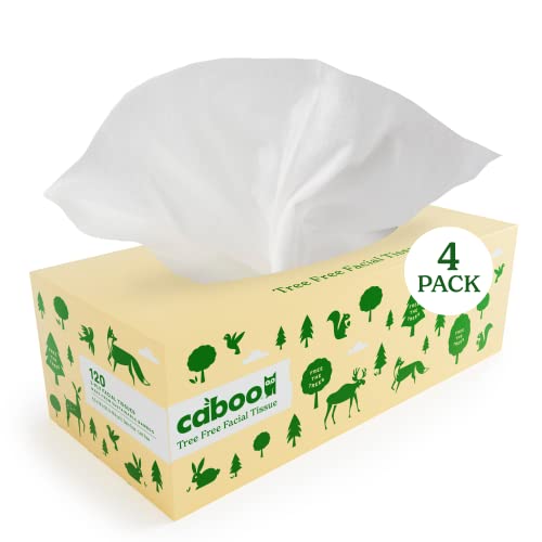 Caboo Tree Free Facial Tissue Paper, Tree Free, Eco Fri
