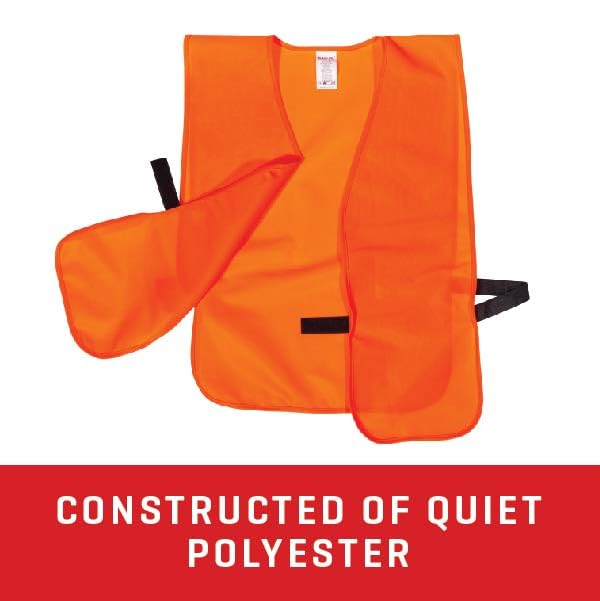 Blaze Orange Hunting/Safety Vest,26-36 Youth