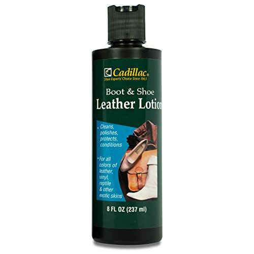 Boot and Shoe Leather Lotion 8 Ounces - Cleans, Conditions, Protects, and Polishes Leather Footwear and Accessories