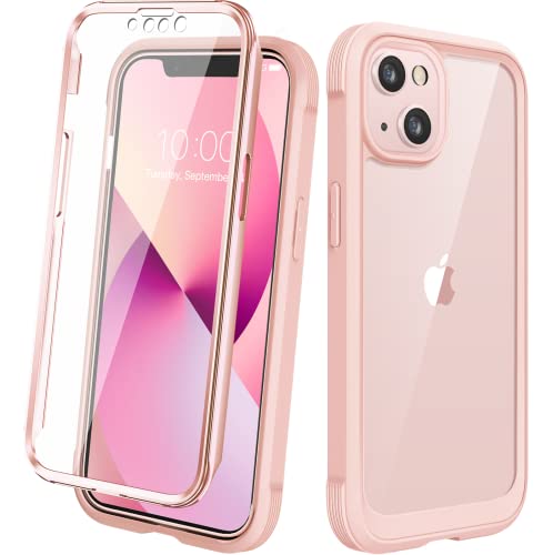 Diaclara Designed for iPhone 13 Case, Full Body Rugged 