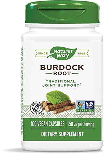 Nature's Way Burdock Root 475 mg per capsule,100 Co