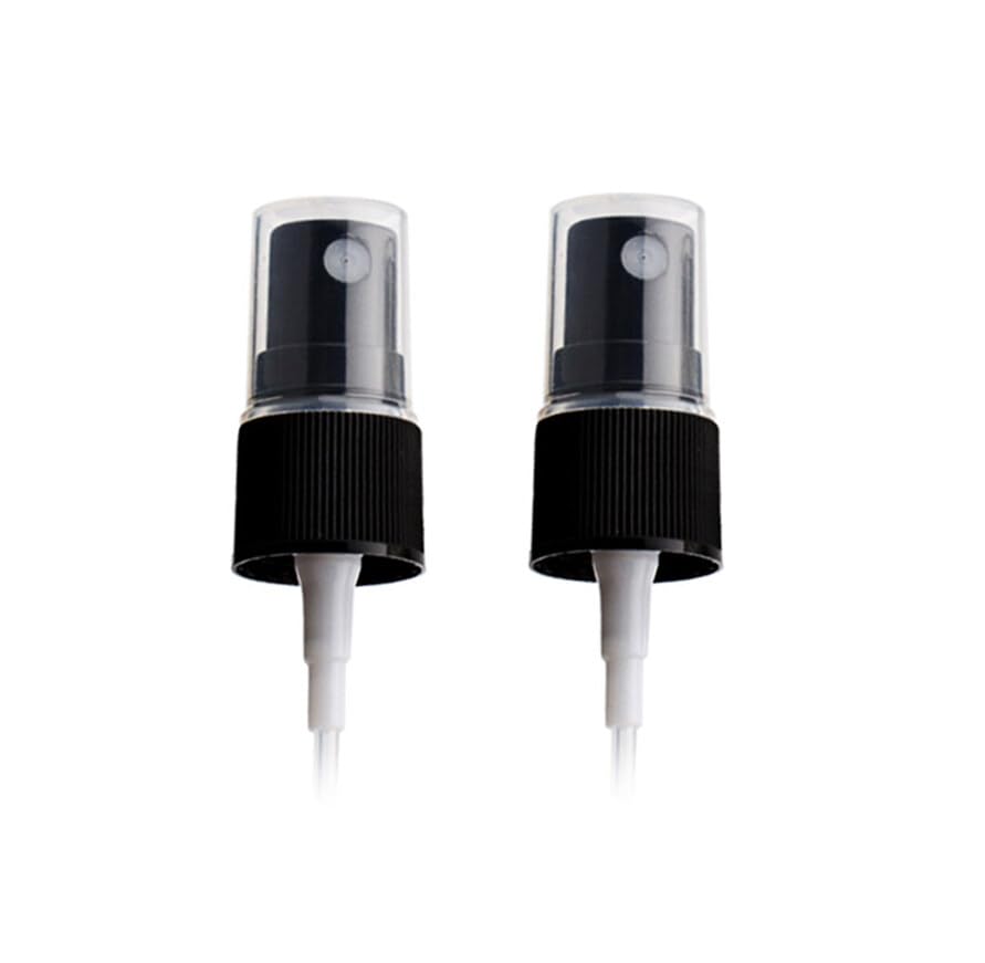 12PCS Black Plastic Spray Top Fine Mist Sprayer Cosmetic Spray Bottle for Home Office Cleaning Household Supplies