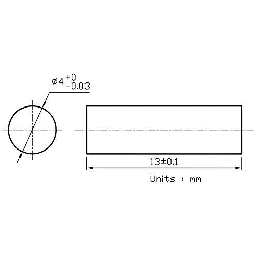 Laser Diode Rod Lens - f4x13, 3PCS