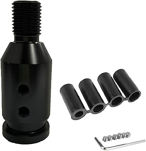 Universal Gear Shift Knob Adapter, Shifter Knob Adapter for Non-Threaded Shifters M12x1.25