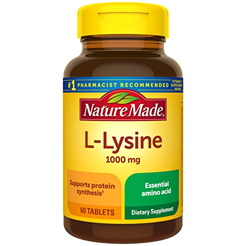Nature Made L-Lysine 1000 mg, Dietary Supplement, 60 Ta