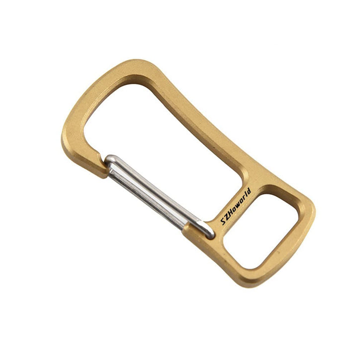 SZHOWORLD High Hardness Brass Keychain Carabiner Clip P