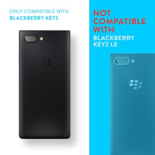 Blackberry KEY2 Case, [MERGE Series] Heavy Duty EXTREME Protection/Rugged With Dual Layer Slim Precise Cutouts Phone Case For Blackberry KEY2 (Matte Black)