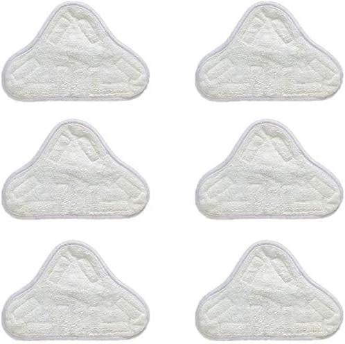 6pcs Replacement Pads Compatible for H2O H20 X5 Steam Mop Cleaner Floor Washable Microfibre Pads