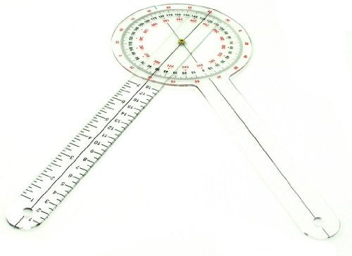 12 & 8 PROTRACTOR GONIOMETER SET