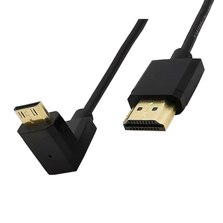 Kework 4ft HDMI 4K Coiled Cable, 90 Degree Upward Angle