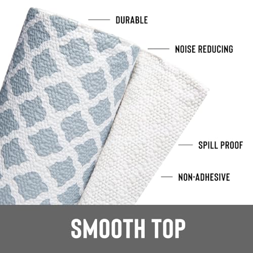Brand Grip Prints Non-Adhesive Non-Slip Counter Top, Drawer/Shelf Liner, 12 x 20&#39;, Talisman Glacier Gray