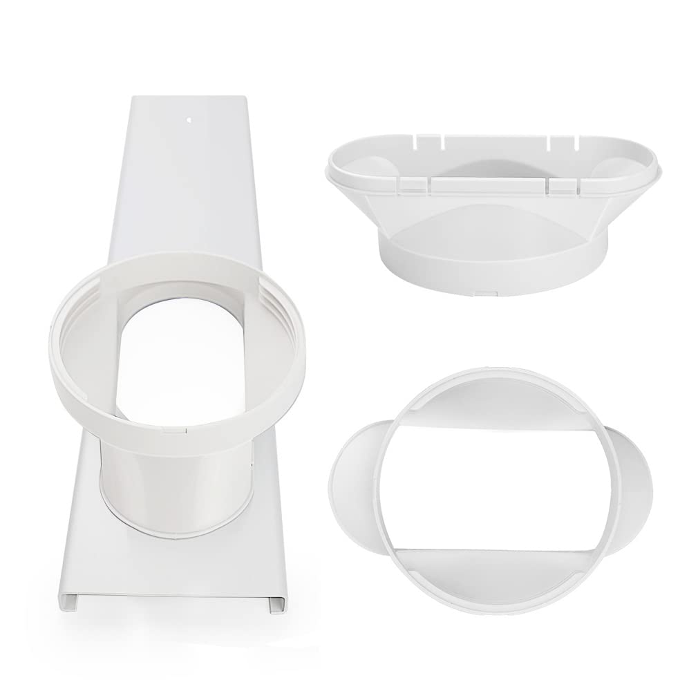 Mnwan 5.1 Inch Portable AC Window Kit, Adjustable Windo