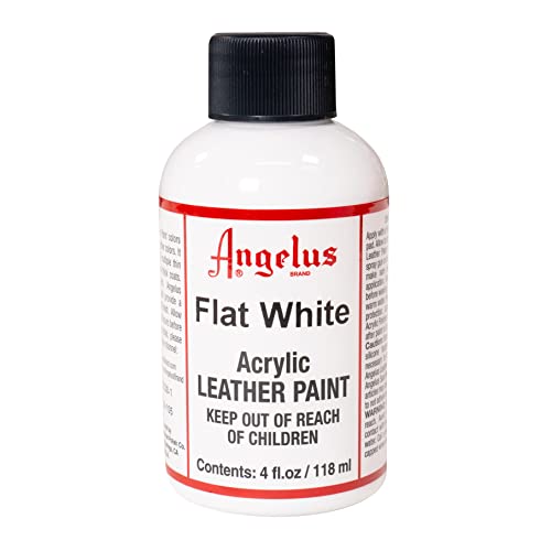 Angelus Acrylic Leather Paint, Flat White