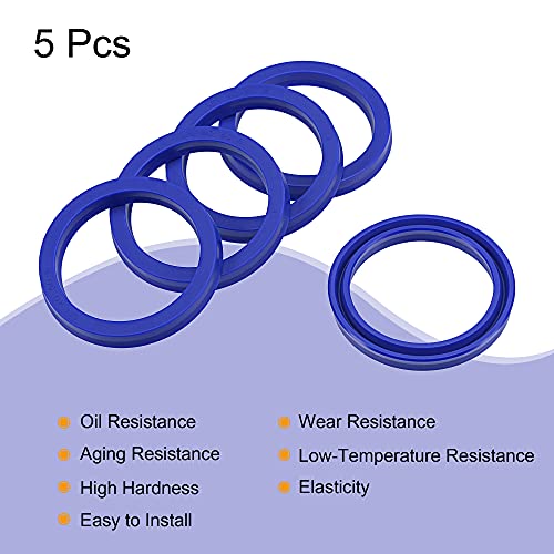 MECCANIXITY UN Radial Shaft Seal 40mm ID x 50mm OD x 6m