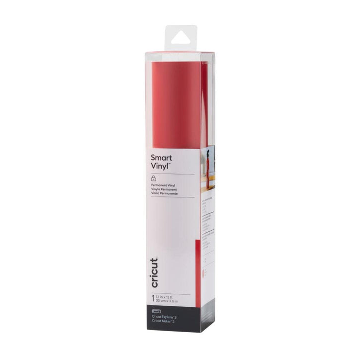 Cricut Smart Permanent Vinyl (13in x 12ft, Red) for Exp