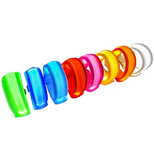 8 PCS LED Glow Bracelets, Thanksgiving Light Up Bracelets Set - Glow in The Dark Party Bracelets Favors Supplies for Christmas, Concerts, Festivals, Game Prizes, Sports, Rave Accessories.