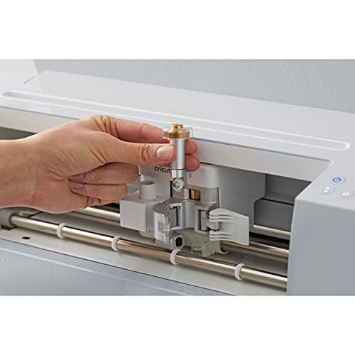 Rotary Blade + Drive Housing, Hard and Durable Cutting Blade with Drive Housing, Cuts Delicate Papers &amp; Unbacked Fabric for Personalized Projects, Compatible with Maker Cutting Machine