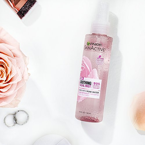 SkinActive Facial Mist Spray with Rose Water, 4.4 Fl Oz (130mL), 1 Count (Packaging May Vary)