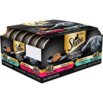Perfect Portions Cuts in Gravy Multipack Salmon & Tuna Wet Cat Food 2.6 oz.
