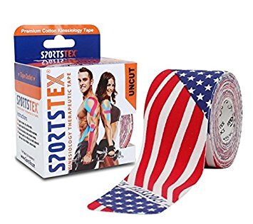 1 roll, US Flag : Sports Tex Kinesiology Tape, 5cm X 5M