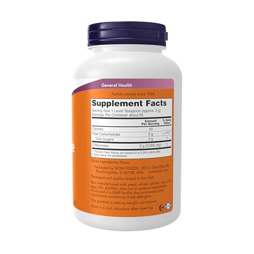 Supplements, D-Mannose Powder, Non-GMO Project Verified, Healthy Urinary Tract*, 6-Ounce