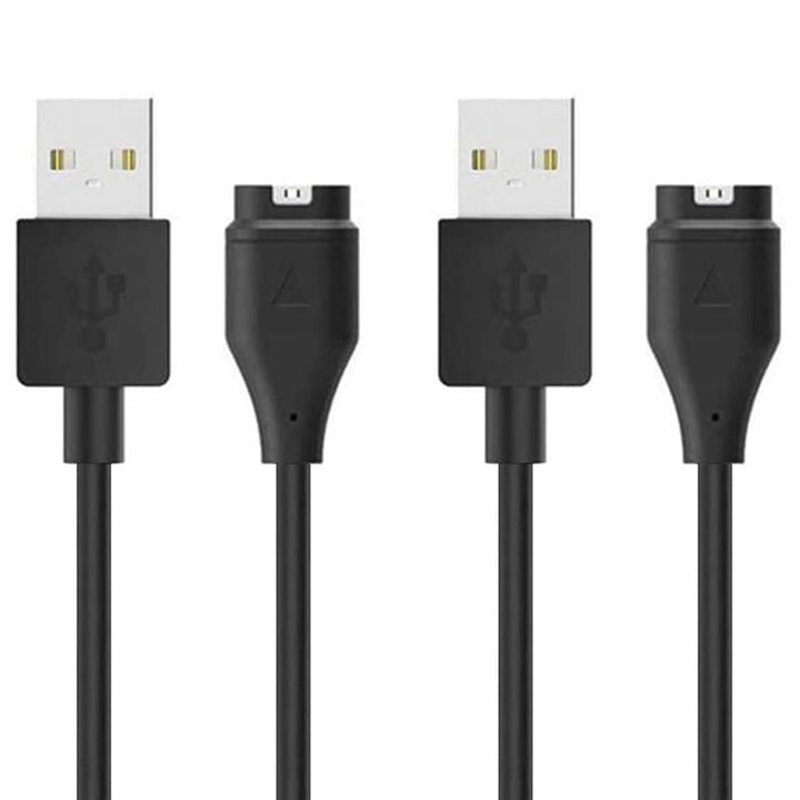 Charger for Garmin Forerunner 45 55 245 255 265 745 945 955 965, Approach S10 S12 S40 S42 S60 S70, Vivoactive 3 4 4S, Instinct, Venu 2 2S Plus, Fenix 7 7S 7X 6 5 Charging Cable [2Pack, 3.3ft/1m] (2)