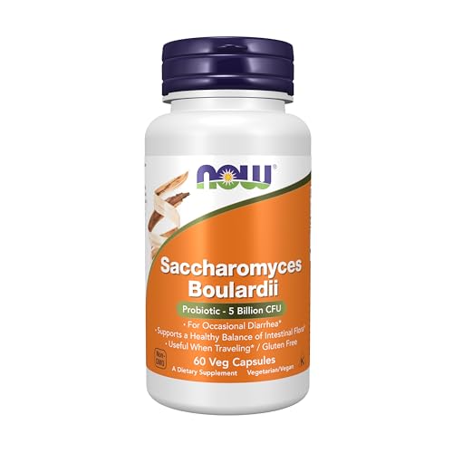 NOW Supplements, Saccharomyces Boulardii, 5 Billion CFU