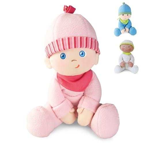 Doll Snug Up Luisa My First Baby Doll, Machine Washable & Safe for Birth & Up, Baby Dolls, Newborn Toys, Baby Girl Gifts