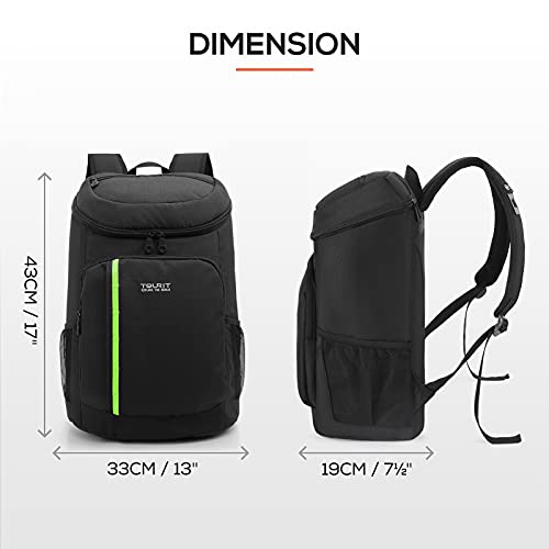 Cooler Backpack 30 Cans Lightweight Insulated Backpack Cooler Leak-Proof for Men and Women