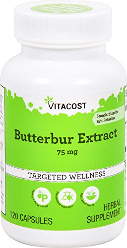 Vitacost Butterbur Extract - Standardized - 75 mg - 120