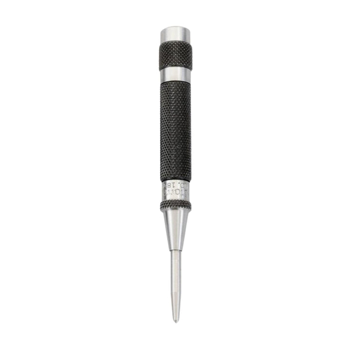 Automatic Center Punch with Hardened Steel Metal - 100mm Length, 11mm Punch Diameter Tapered Point - 18AA