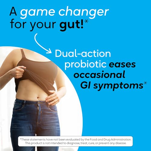 Gastrus Gut Health Probiotic | Eases Abdominal Discomfort, Gas &amp; Bloating | Promotes Regularity &amp; a Healthy Gut | Contributes to a Balanced Microbiome | Backed by 30 Years of Research