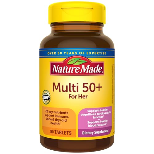 Nature Made Multivitamin For Her 50+ with No Iron, Wome