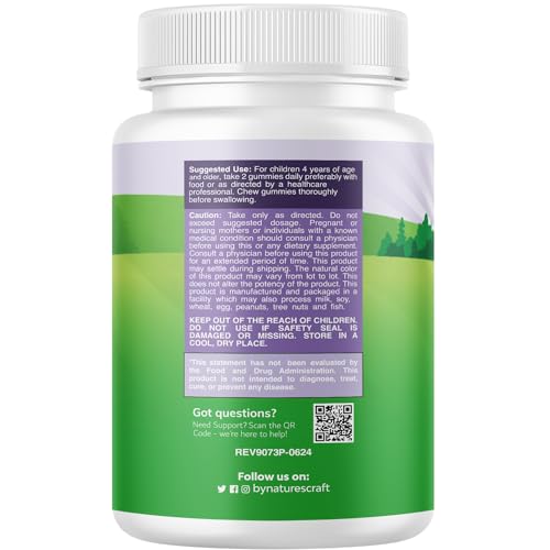 Natures Craft Tasty Kids Calcium Gummies - Vitamin D &a