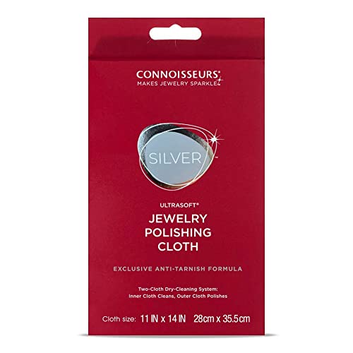 Premium Edition Extra Large Ultrasoft Polishing Cloth with Anti-Tarnish, Value Size 11x14 inches, for Silver Jewelry
