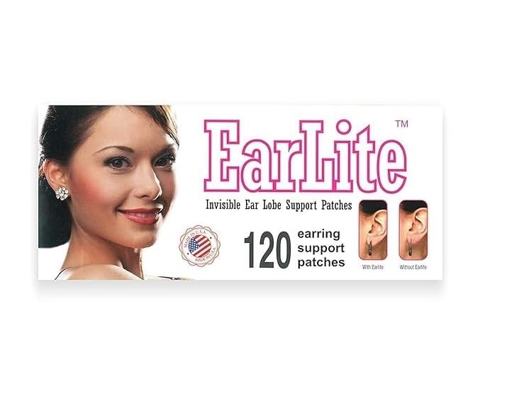 EarLite 120 (60 Ea X 2 Packs) Invisible Earring Ear Sup