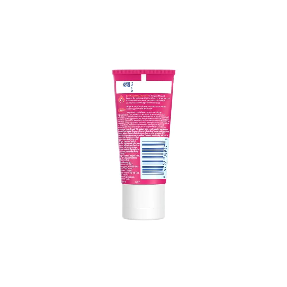 K-Y Warming Jelly Lubricant, 2.5 Ounce