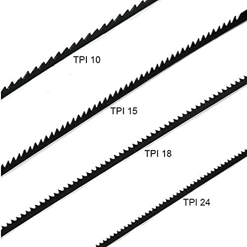5-Inch Scroll Saw Blade Pin End Replacement for WEN 3921 3923, Dremel, Craftsman, Penn State, Delta, Ryobi and all 15in.and 16in.Scroll Saw - 48 Pack