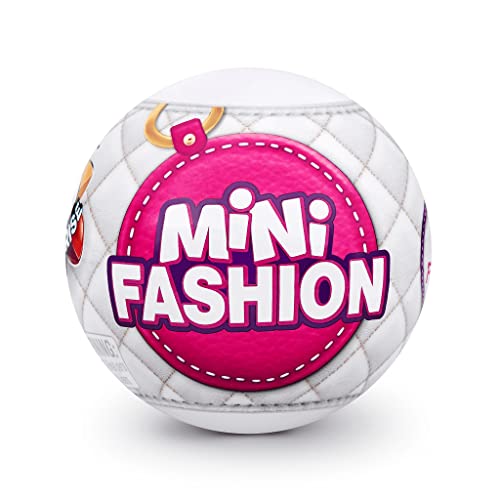 5 Surprise Mystery Capsule Real Miniature Collectible Mini Fashion Brands Series 1, Small Parts, not for Children Under 3