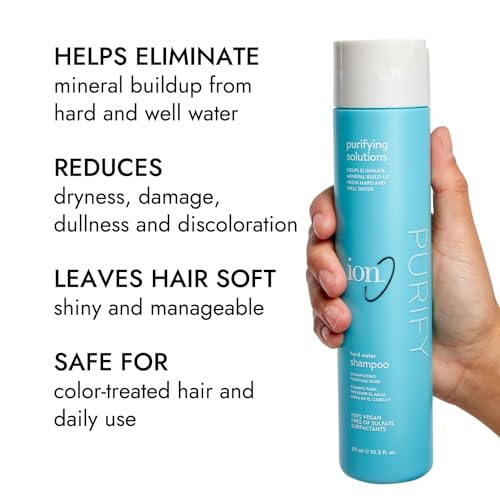 Purifying Soluts Hard Water Shampoo, Gentle Cleansing For All Hair Types, Prevents Hard Water Buildup, 10.5 oz.