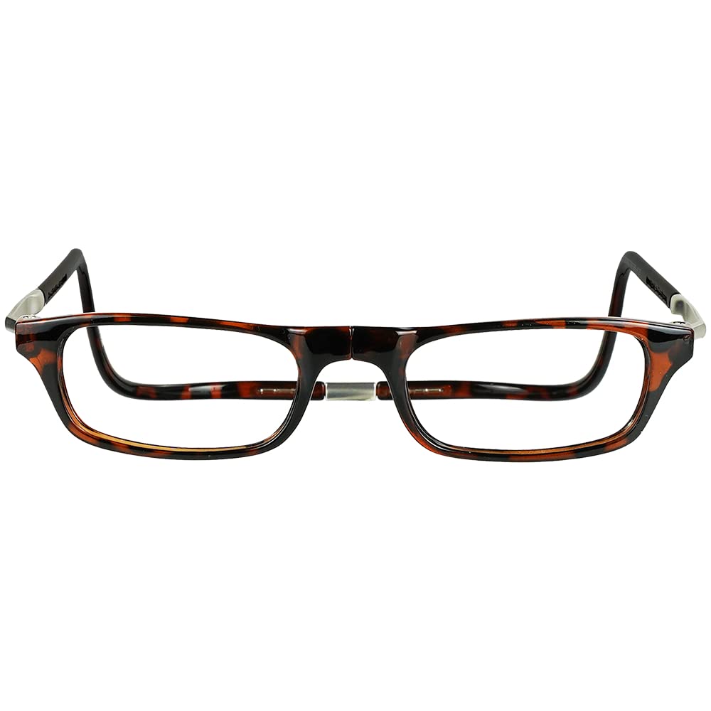 XXL Magnetic Reading Glasses in Tortoise, +2.50