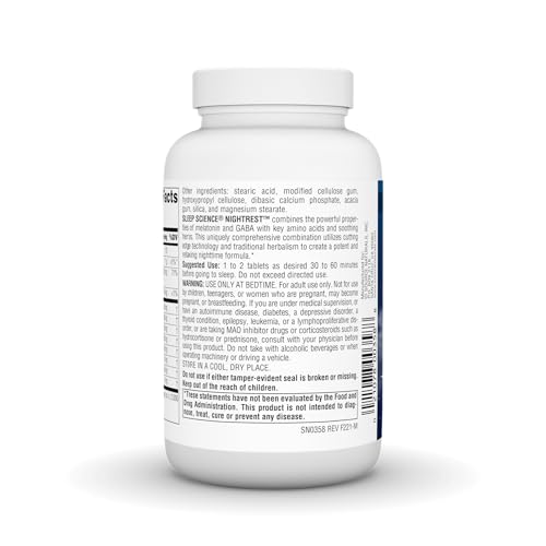 Source Naturals Sleep Science NightRest with Melatonin 