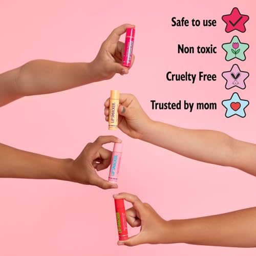 Original &amp; Best Holiday Flavored Lip Balm Party Pack, Oatmeal Cookie, Vanilla, Mango, Watermelon, Tropical Punch, Cotton Candy, Kiwi, Strawberry, Clear
