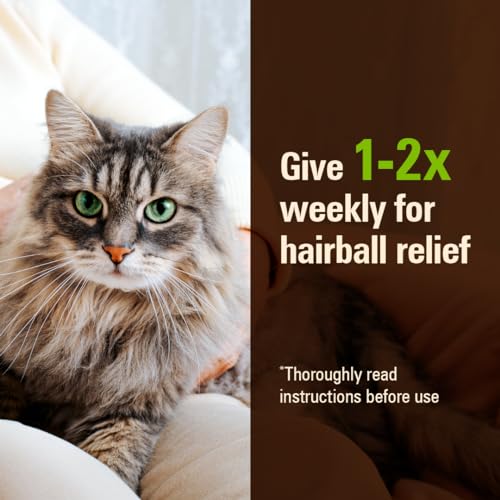 Hairball Relief for Cats,Malt Flavor,4.4 Ounces